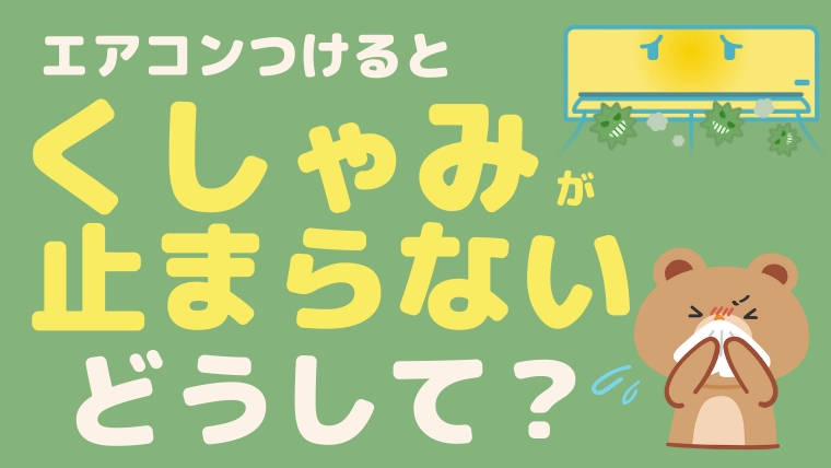 エアコンをつけると鼻水やくしゃみが止まらなくなる原因と対策 エアコン掃除業者比較のカジメモ