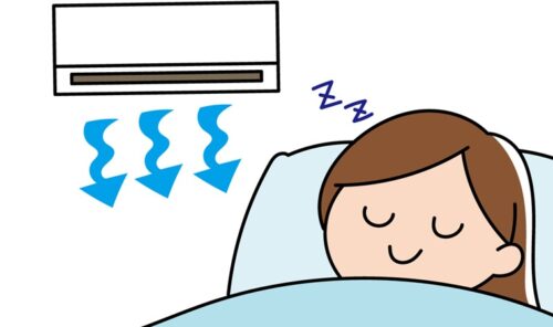 睡眠時のエアコン